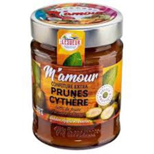 Confiture Prune Cythere 325gx12 M'amour