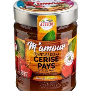 Confiture Cerise 325gx12 M'amour